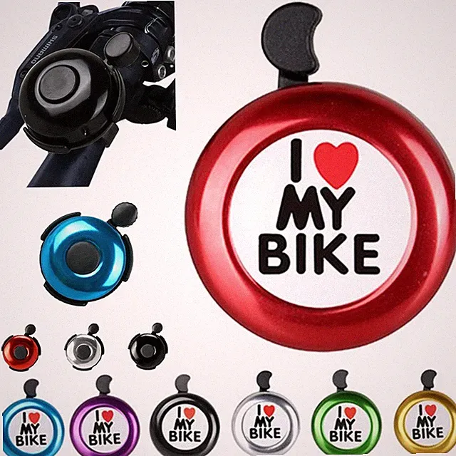 Aluminum Bike Bell Loud Ring Antirust Anti Slip Lightweight For Adults Kids