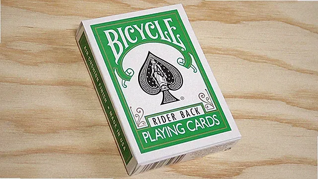 Bicycle Green Rider Back Playing Cards Poker Size USPCC Custom New