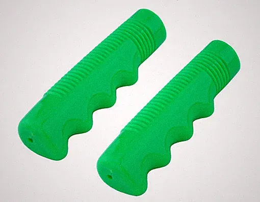 Bicycle Handlebar Grips Green Retro-Style BMX Cruiser Chopper Kids Bike 163452