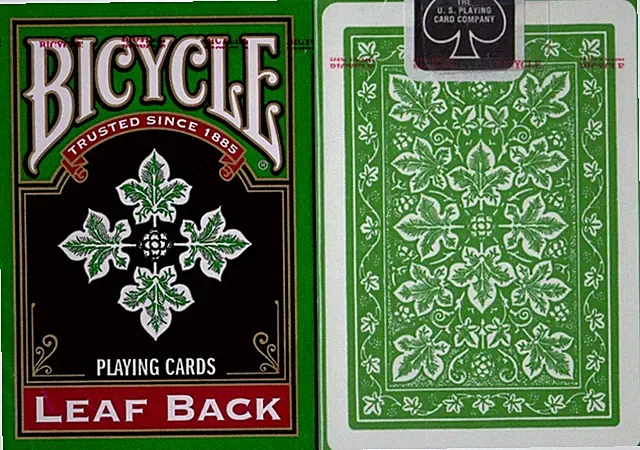 Bicycle Leaf Back 1st Edition (green) Playing Cards - Limited Edition - SEALED