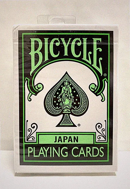 Bicycle Playing Cards Black Green Deck Japan Limited / Trump / Rare