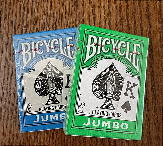 Bicycle Playing Cards Deck NEW - SEALED Blue & Green Bicycle Rider Back