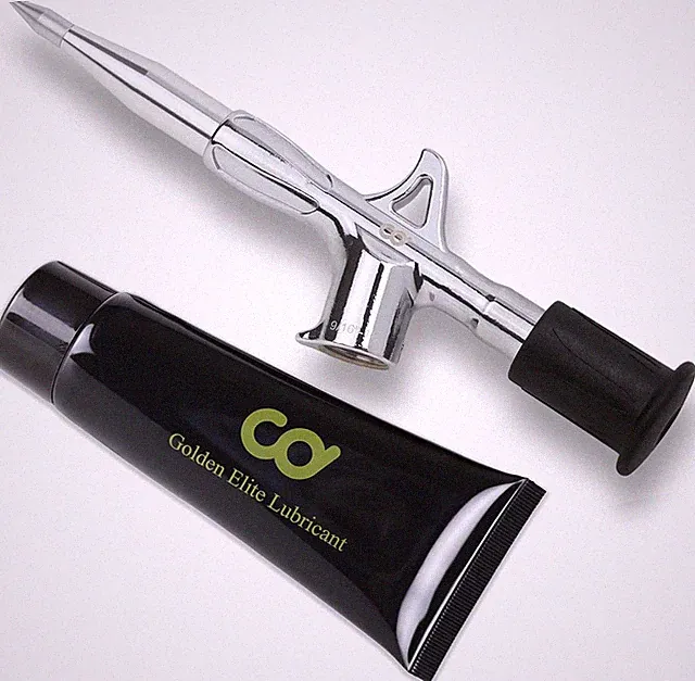 Bike Bicycle Grease Injector Gun or Premium Golden Elite Lubricant Lube - Mini T