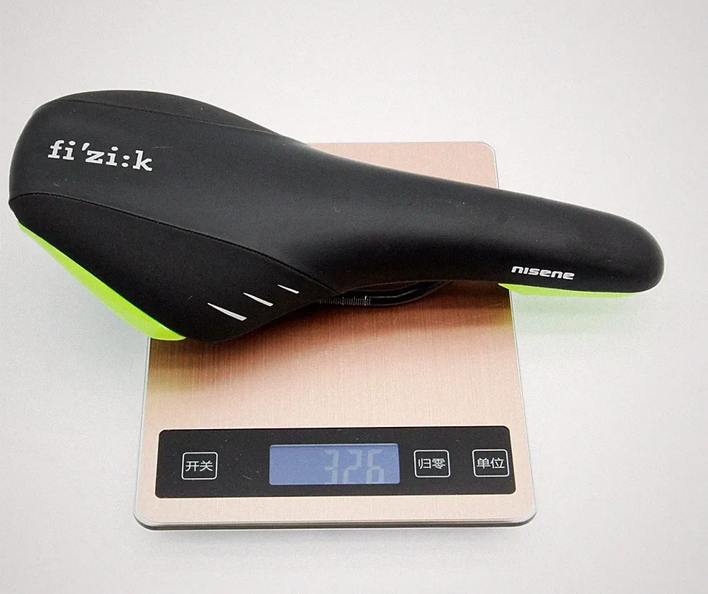 Black Green Fizik Nisene Gravel Cyclocross Bicycle Seat MTB Mountain Bike Saddle