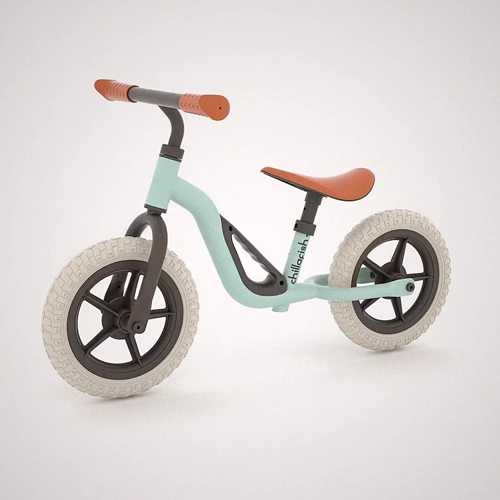 Chillafish Charlie Breeze 10" Kids' Balance Bike - Mint Green