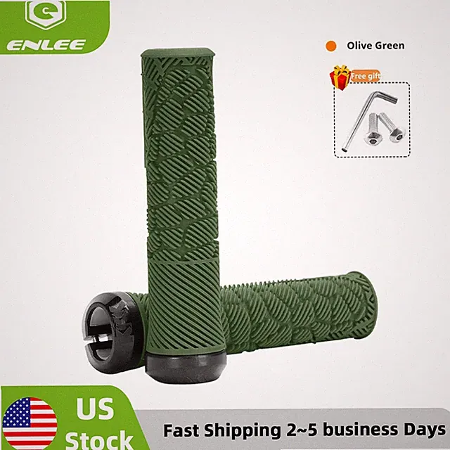 ENLEE Bicycle Anti-Slip Soft Handle Grips Lightweight Road Bike HandleBar Cover