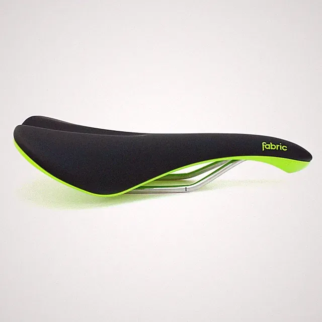 Fabric Scoop Elite Radius MTB Road Bicycle Comfort Saddle Cannondale Black/Green
