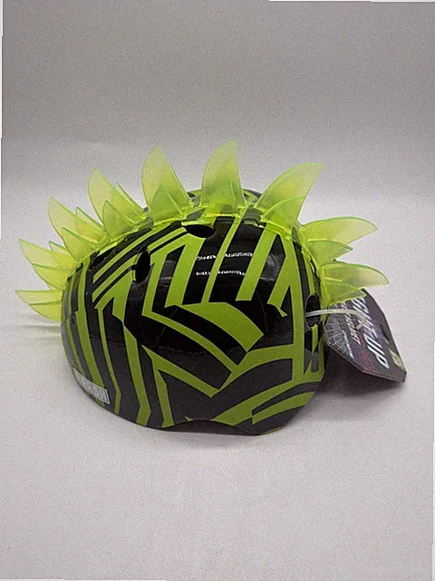 NEW Krash Kids LED Bike Helmet Mohawk Green Dazzle 54-58cm Ages 8-14