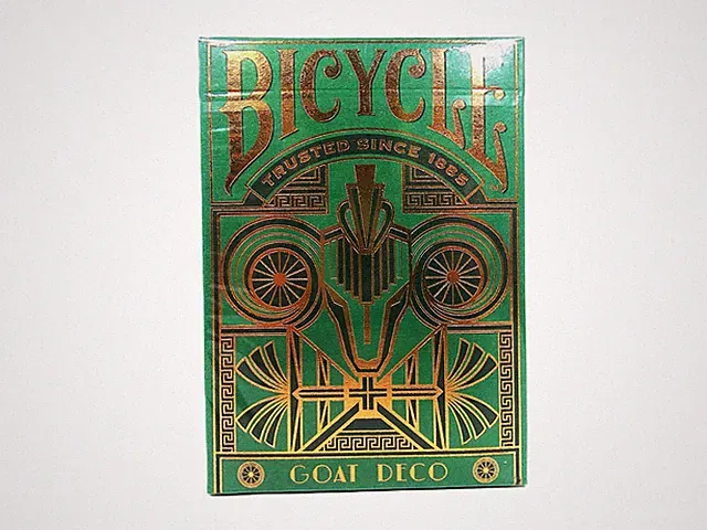 ONE NEW SEALED BICYCLE GOAT DECO DECK FIN STUDIO USPCC 2014