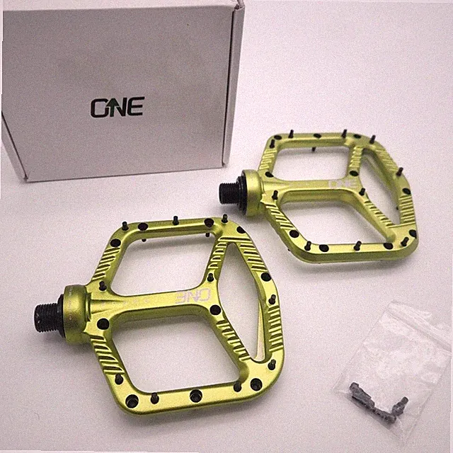 OneUp Components Green Aluminum Alloy MTB Bicycle Platform Pedals OPEN PACKAGE