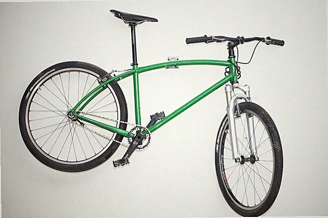 Retrotec Custom Steel Green Mountain Bike, Single-Speed Large Steel USA Inglis